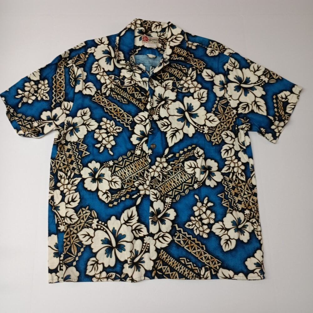 Hilo Hattie‎ "The Hawaiian Original" Aloha Shirt Men's Size L